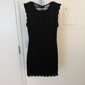 Kimchi Blue Black Lace Mini Dress